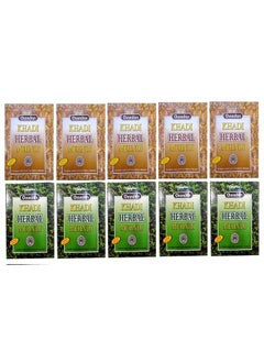 Khadi Pure Herbal Black & Brown Mehndi 80 G (Pack Of 10)  - Image 2