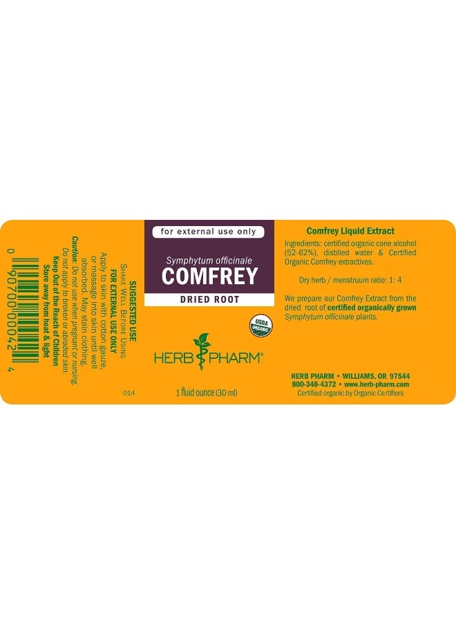 HERB PHARM Certified Organic Comfrey Liquid Extract - 1 Ounce  - Image 2
