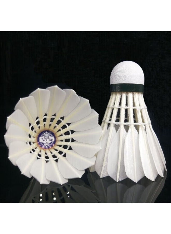 Rsl Badminton Shuttles, Durable And Stable For Compeion And Training, Rsl10 Plus, Pack Of 12, Speed 76 - Image 2