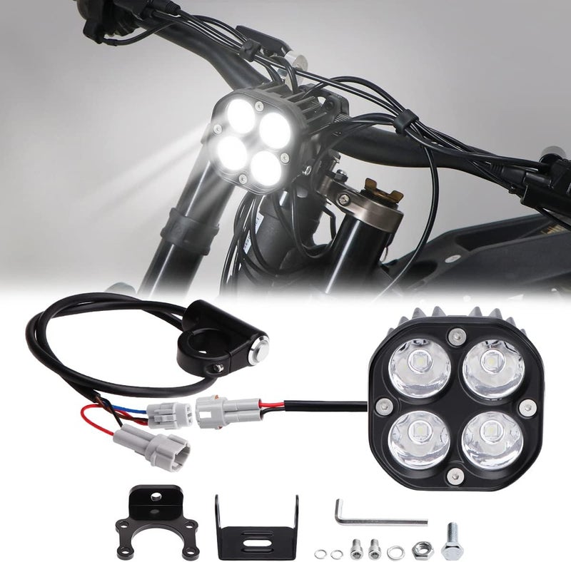 URLWALL Upgraded Headlight for Sur Ron Segway Motorcycle - 60W LED Light Bar with Switch - Image 1