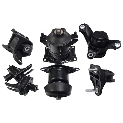BST BSSP Engine Mounts & Manual Trans. Mount Set Replacement for 2008-2012 Honda Accord 3.5L V6 Engine Motor Mount Kit A65011 A65003 A4591 A65025 A4592 A4561 - Image 1