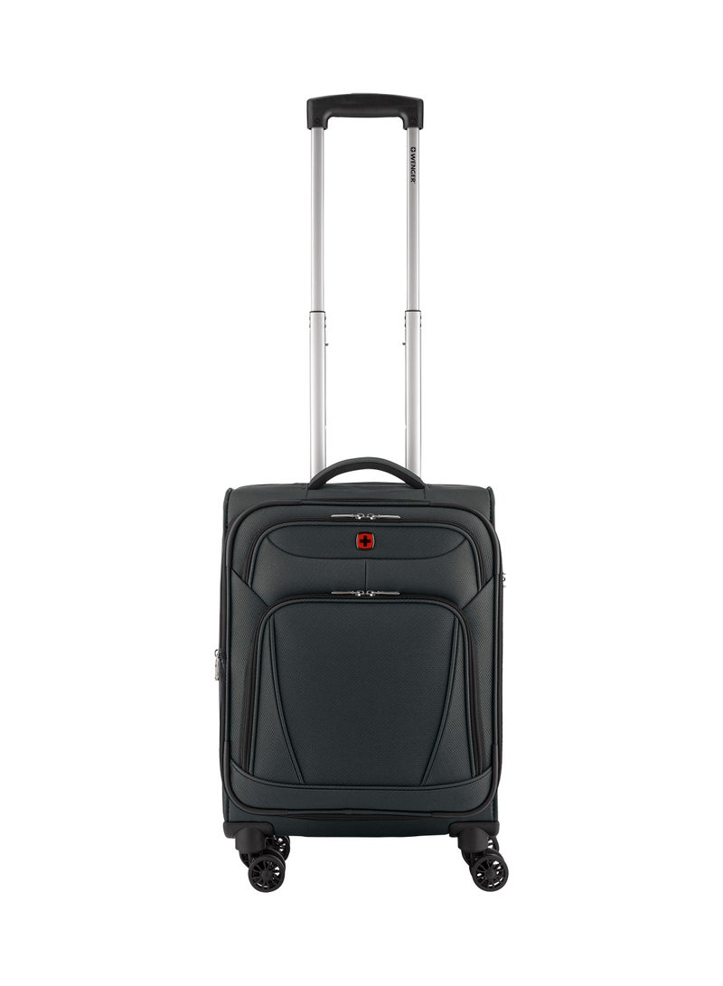 Wenger Beaumont Lite Carry-On Softside Expandable 57cm Cabin Luggage Trolley Black - 612381 - Image 1
