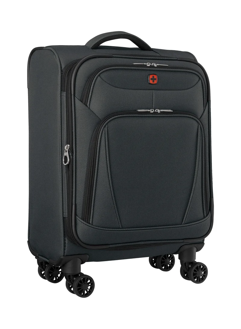 Wenger Beaumont Lite Carry-On Softside Expandable 57cm Cabin Luggage Trolley Black - 612381