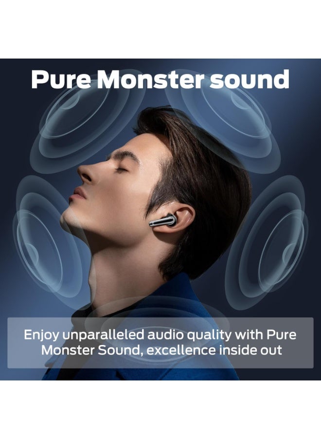 Monster N-Lite 203 AirLinks headphones, which support battery life of up to 30 hours, Bluetooth 5.3, Bluetooth wireless headphones, high definition calls, wireless stereo, waterproof IPX6. - Image 2