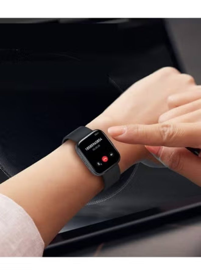 AROAQ GTS4 Smart Watch with Bluetooth Calling, Fitness Tracking & SpO2 Monitoring – Black - Image 2