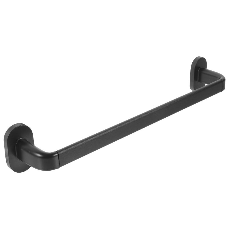 Wall Mounted Punch Free Towel Rack And Slipper Holder 38cm Stainless Steel Bathroom Organizer - Image 2