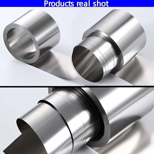 ART IFACT 1 Meter of 304 Stainless Steel Sheet/Foil - 0.1mm Thick x 4 inches Wide - For Decorations Art & Craft/Research & Development (0.1mm Thick X 100mm wide X 1000mm) - Image 4
