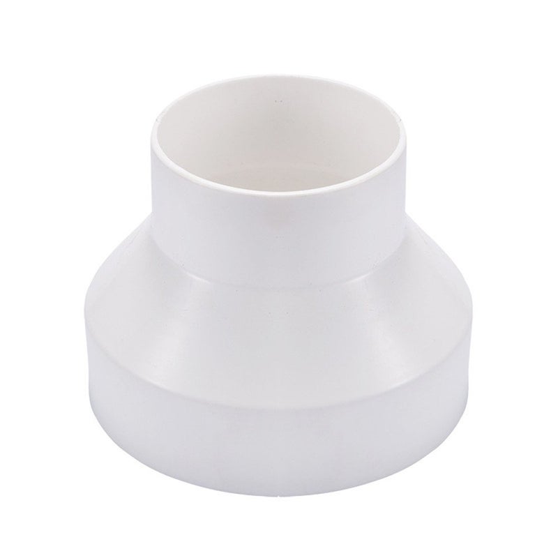 Hon&Guan Ducting Reducer 150mm to 100mm, 6 to 4 inch Extractor Fan Reducer Circular Reducing Joint Duct Pipe Connector Adaptor - Image 1