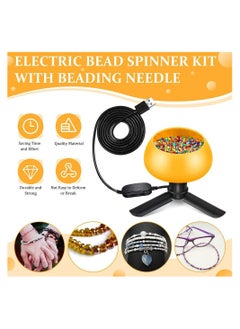 Cool Baby COOLBABY Electric Beading Machine Electric Bead Spinner for Jewelry Making Adjustable Speed Spin Bead Automatic Beading Machine  - Image 2