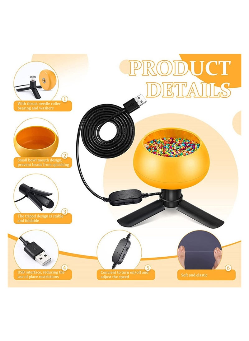 Cool Baby COOLBABY Electric Beading Machine Electric Bead Spinner for Jewelry Making Adjustable Speed Spin Bead Automatic Beading Machine  - Image 3
