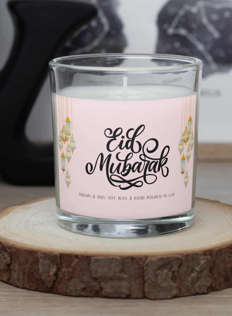 Serenova Ramadan Kareem Natural Soy Wax Scented Jar Candle  (Oud/Amber , 110g) - Image 4