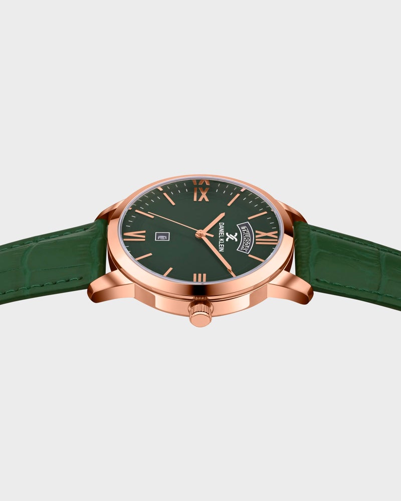 Daniel Klein Premium Men Green - Matt Dial with Real Index Analogue Watch - DK.1.13369-5 - Image 5