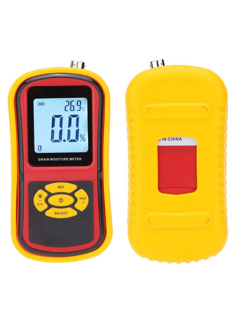 RGBS - RGBS Portable Digital Grain Moisture Meter with Measuring Probe LCD Display Tester for Corn Wheat Rice Paddy Barley Fodder Rapeseed Bean Soybean Wheat Hygrometer GM640 - Image 1