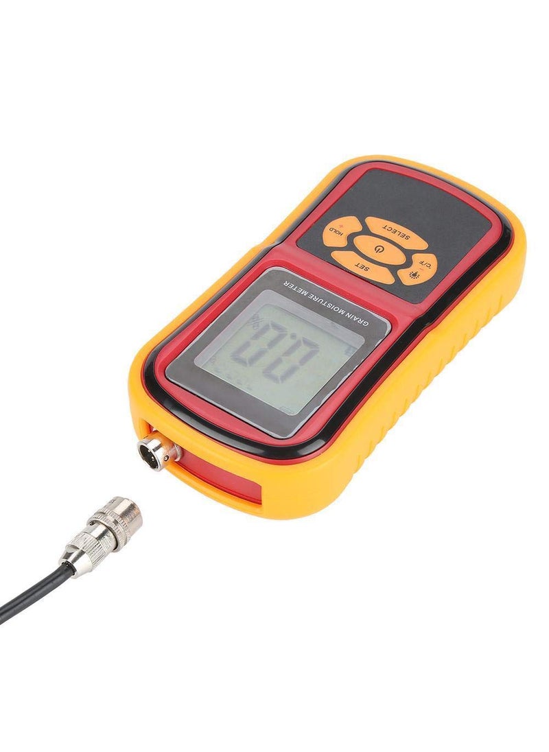 RGBS - RGBS Portable Digital Grain Moisture Meter with Measuring Probe LCD Display Tester for Corn Wheat Rice Paddy Barley Fodder Rapeseed Bean Soybean Wheat Hygrometer GM640 - Image 1