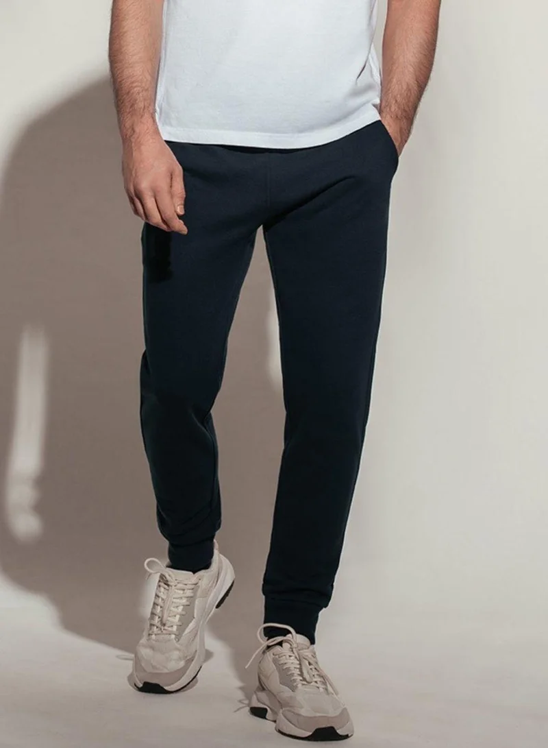 Men’s Slim Taper French Terry Jogger with Elastic Waist