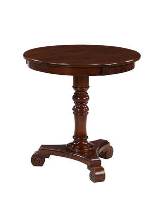 Convenience Concepts Talbot Spindle 255 Traditional Sculpted Turned Solid Wood End Round Classic Display Side Elegant Accent Pedestal Table Espresso - pzsku/Z6B9E9B6BF6911B7B7C36Z/45/1749491186/9eaf40fc-5a62-43c4-99c3-1dc93aa278f7