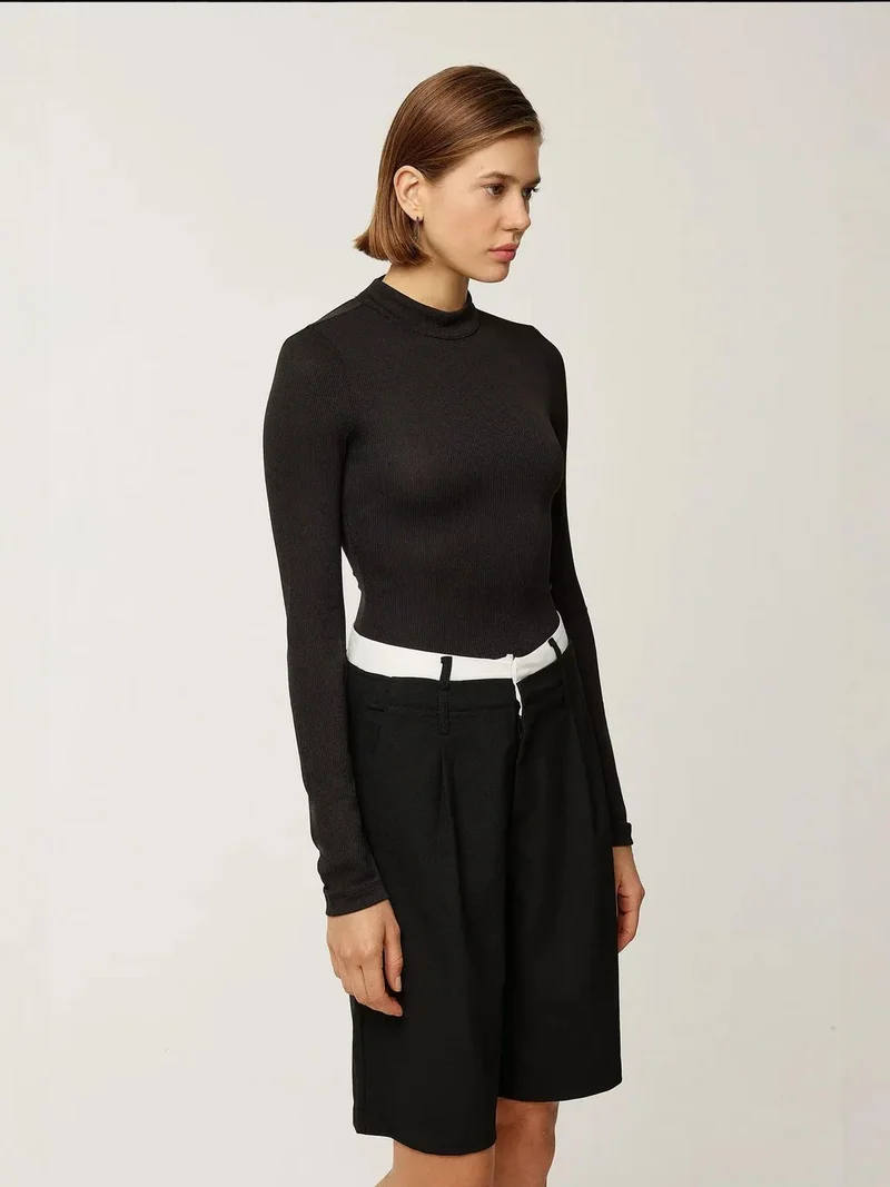 Hiccup Black Open Back Bodysuit for Women | Best Price UAE
