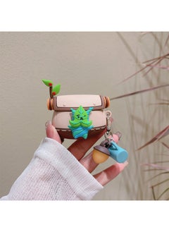 Ya Haha Backpack Airpods Pro For Apple Bluetooth Headset Case 2/3/4 Generation Protective Case Zelda Legend Tide-Color:Khaki Haha Backpack Headphone Cover + Oil Lamp Pendant-Applicable Models:AirPods 3(2021)