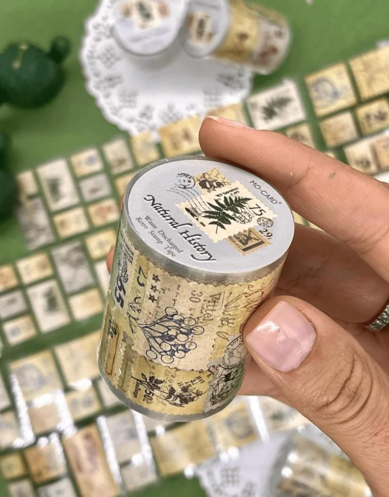 Kağıt Gemi Dükkan Paper Ship Shop Forest Post Office Themed Individual Sticker Stamp Washi Tape / Sticker / Decal / bullet Journal / Notebook Decoration