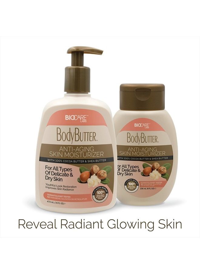 BioCare Labs Moisturizing Body Butter - Body Cream With Natural Shea and Cocoa Butter- Instantly Penetrates and Deeply Renews Skin - Lotion Designed For Improving Aging Skin - Image 5
