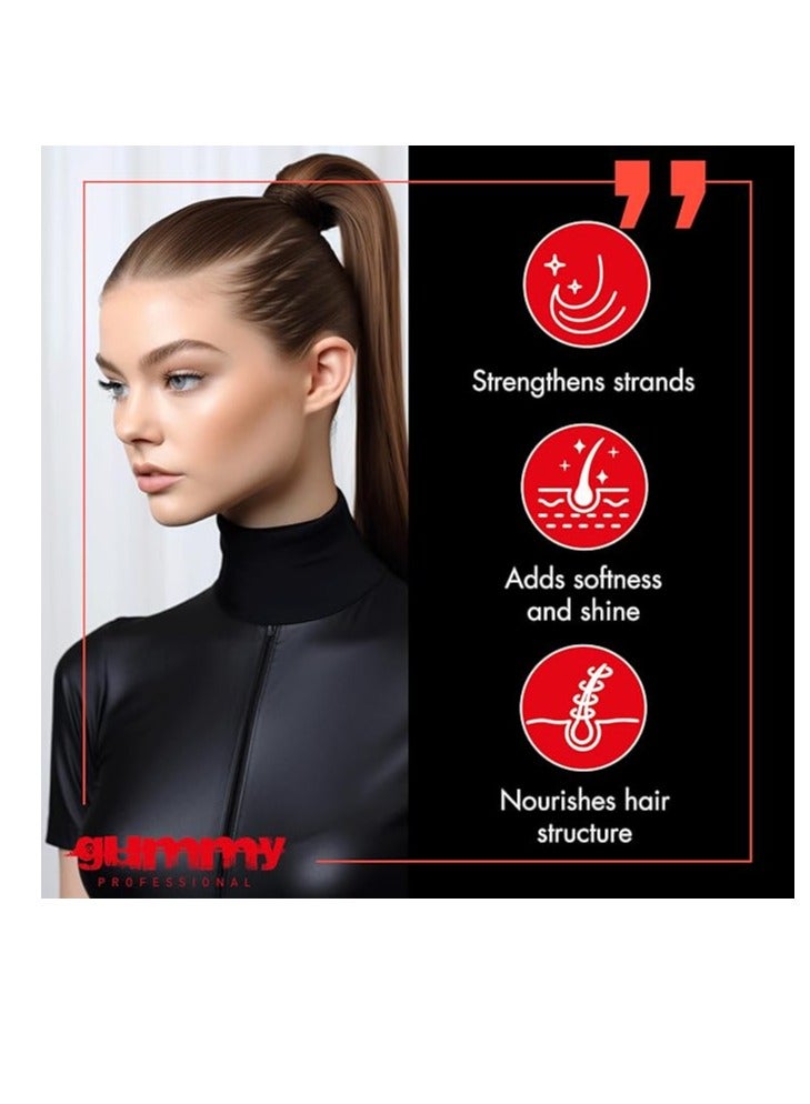 Gummy Hair Styling Gel Wax Ultra Hold, Red, 150 Millilitre - Image 2