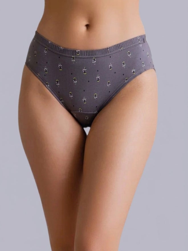 Eden Pack of 3 - Cotton Ditsy Print Hipster Briefs - Image 5