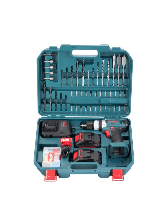 RONIX 20V Cordless Drill Driver Set-53 pcs #RS-8619 - Image 1