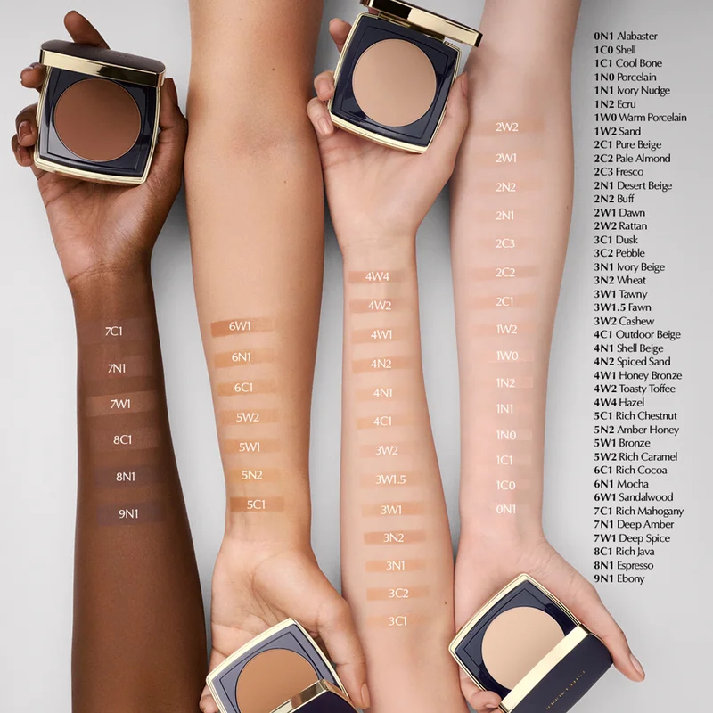 ESTEE LAUDER Double Wear Stay-In-Place Matte Powder Foundation - 1W0 Warm Porcelain