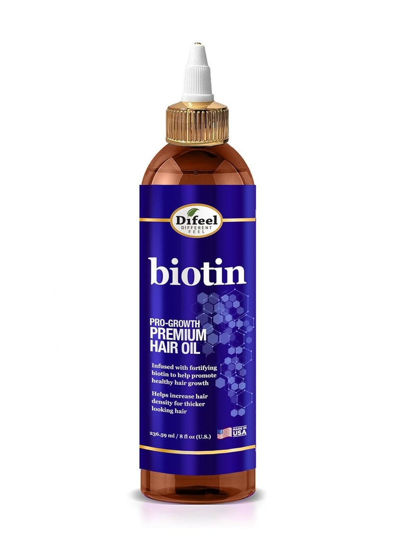 difeel Difeel Biotin Pro Growth Premium Hair Oil 8 oz. - Infused with Fortifying Biotin for Healthy Hair Growth  - Image 1