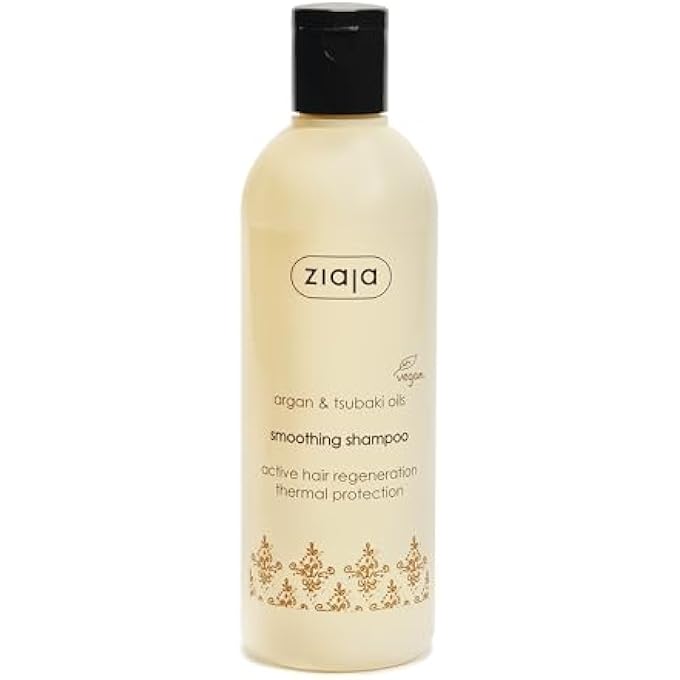Ziaja ARGAN AND TSUBAKI OILS SMOOTHING SHAMPOO 300ML - Image 1