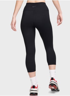 Nike Dri-Fit One High Rise Crop Tights  - Image 2