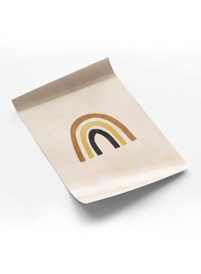 لوحة بوستر ديكور لوحة بدون فريم مع أربع قطع منفصلة من اللاصق ذو الوجهين تصميم سماوي غرفة النوم غرفة المعيشة وديكور المكتب - Image 1