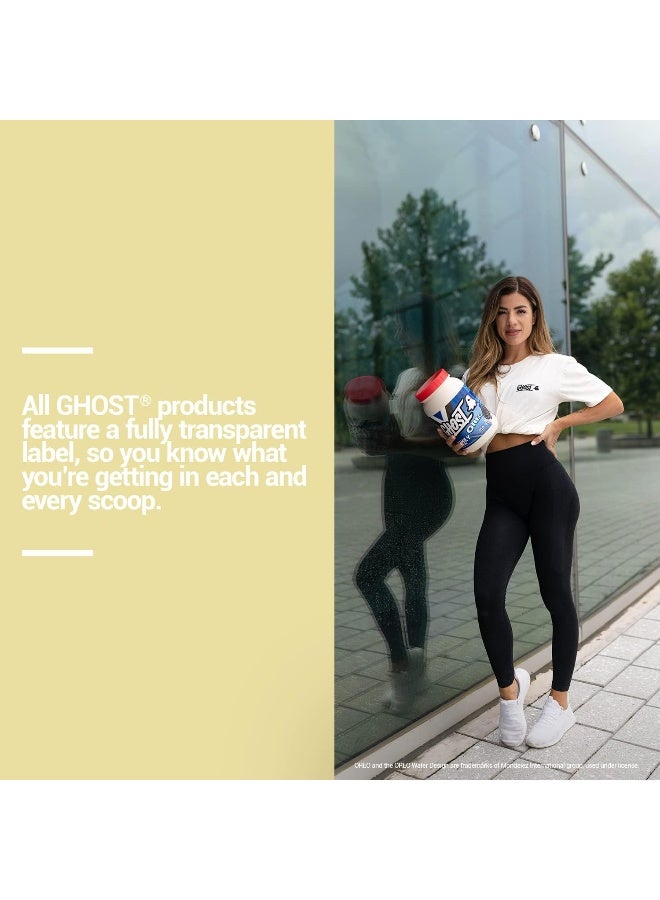 GHOST Whey Protein Powder, Oreo - 2LB, 25G of Protein - Whey Protein Blend -Post Workout Fitness & Nutrition Shakes, Smoothies, Baking & Cooking - Cookie Pieces Inside - Image 5