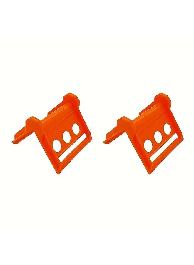 2pcs V Shaped Plastic Tie Down Edge Protectors For Cargo Loads And Shipping - Image 1