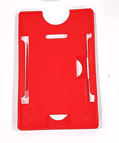 NSSP Red ID Card Holder Badge | Heavy Duty Versatile Business ID Card Holder| Suitable for Office Staff, Nurses, Students, storekeepers, Factory Workers etc (Pack of 2) - Image 3