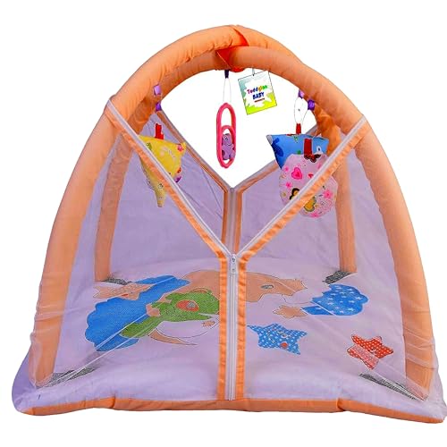 Toddylon Baby Bedding New Born Baby Bed | Mosquito Net | Mattress | Play Gym Bed | Insect Protection Net | Infants | Mosquito Safety Net | Baby Boys Girls (0-6 Months) - Image 1