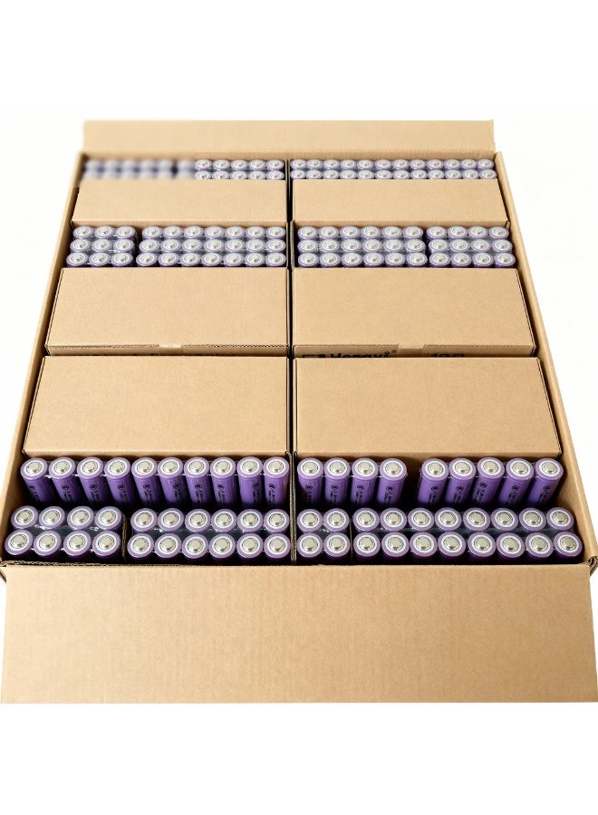 robotgcc 400 Pack 18650 Flat Top Li-ion Battery 3.7 V 1200 mAh | Bulk Power for Engineering & STEM Labs - Image 2