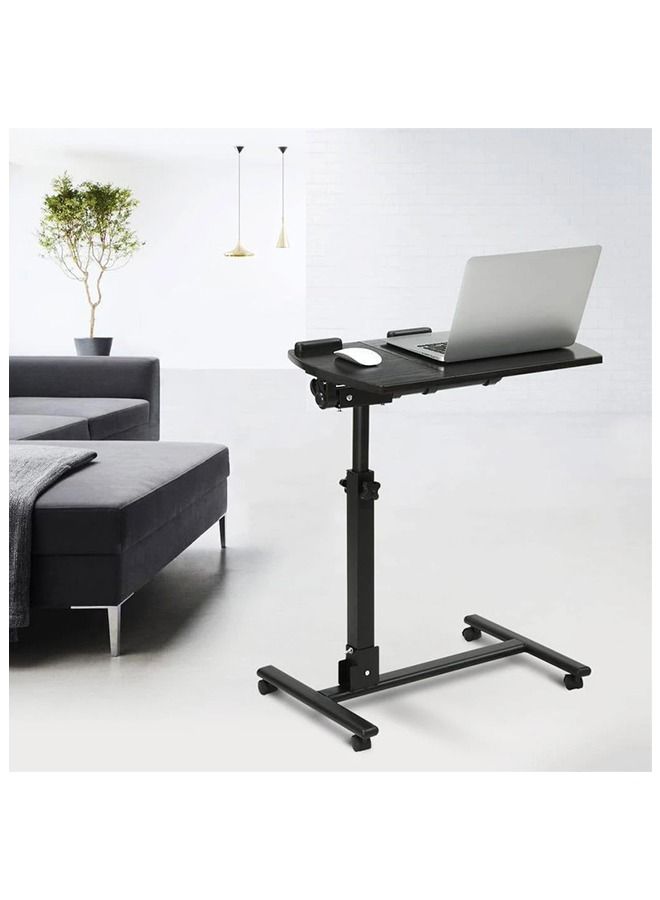 Laptop Stand Rolling Cart Black - Image 5