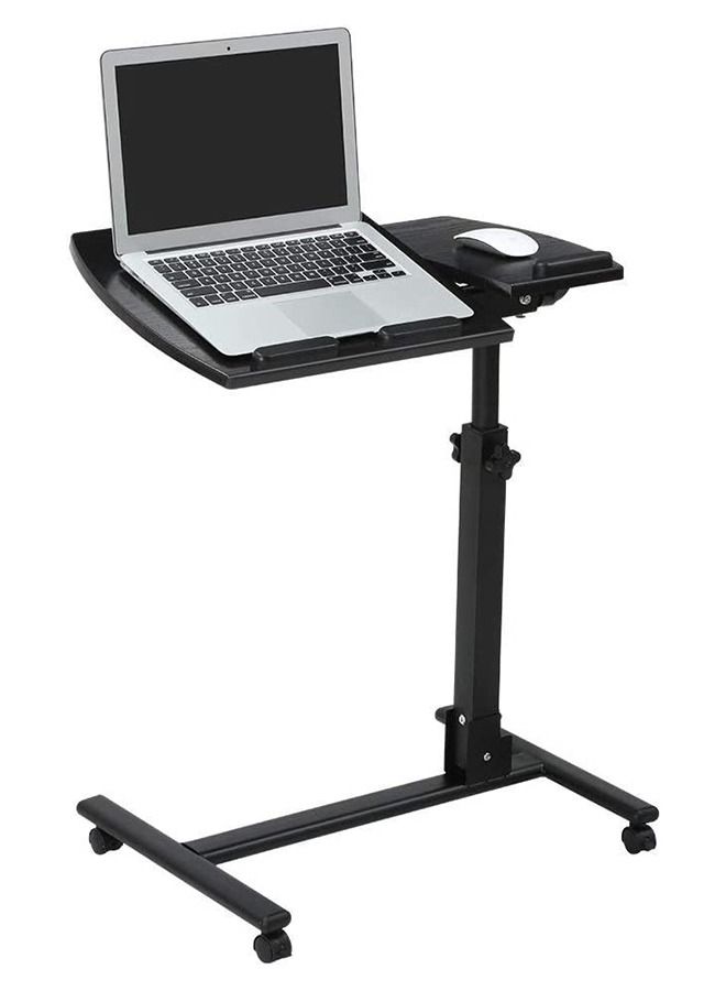 Laptop Stand Rolling Cart Black - Image 4