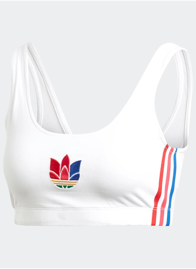 adidas Originals - Adicolor 3D Trefoil Bra Top - Image 1