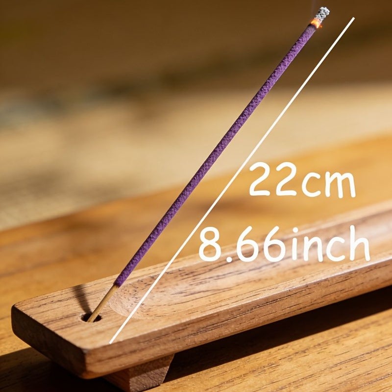 84 Pcs Handmade Bamboo Incense Sticks Flowing Clouds Combination With Sage Lemongrass Eucalyptus Lavender Cherry Blossom And Vanilla Scents Suitable For Yoga Meditation Bedroom Living Room Tea Room Office Cafe - Image 2