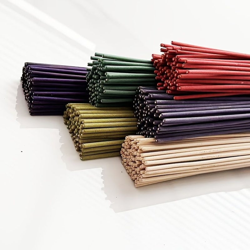 84 Pcs Handmade Bamboo Incense Sticks Flowing Clouds Combination With Sage Lemongrass Eucalyptus Lavender Cherry Blossom And Vanilla Scents Suitable For Yoga Meditation Bedroom Living Room Tea Room Office Cafe - Image 5