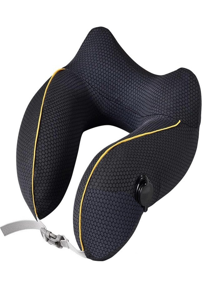 galactruly Inflatable Neck Pillow Airplane for Traveling On Plane, Inflatable Travel Neck Pillow Airplane, Blow Up Plane Pillow for Long Flights, Ergonomic Lightweight Cool Pillow for Ultra Comfort - Image 1