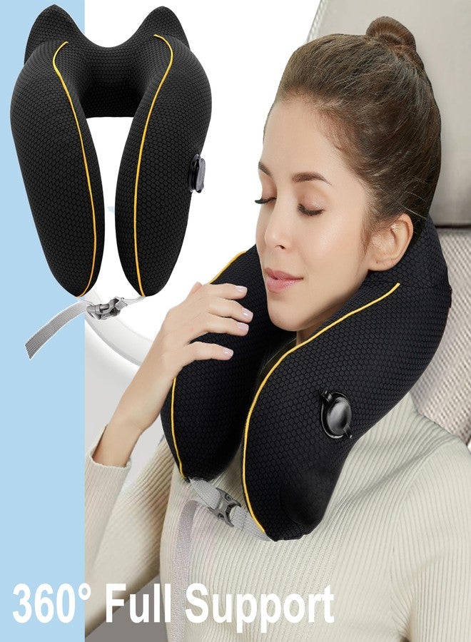 galactruly Inflatable Neck Pillow Airplane for Traveling On Plane, Inflatable Travel Neck Pillow Airplane, Blow Up Plane Pillow for Long Flights, Ergonomic Lightweight Cool Pillow for Ultra Comfort - Image 2