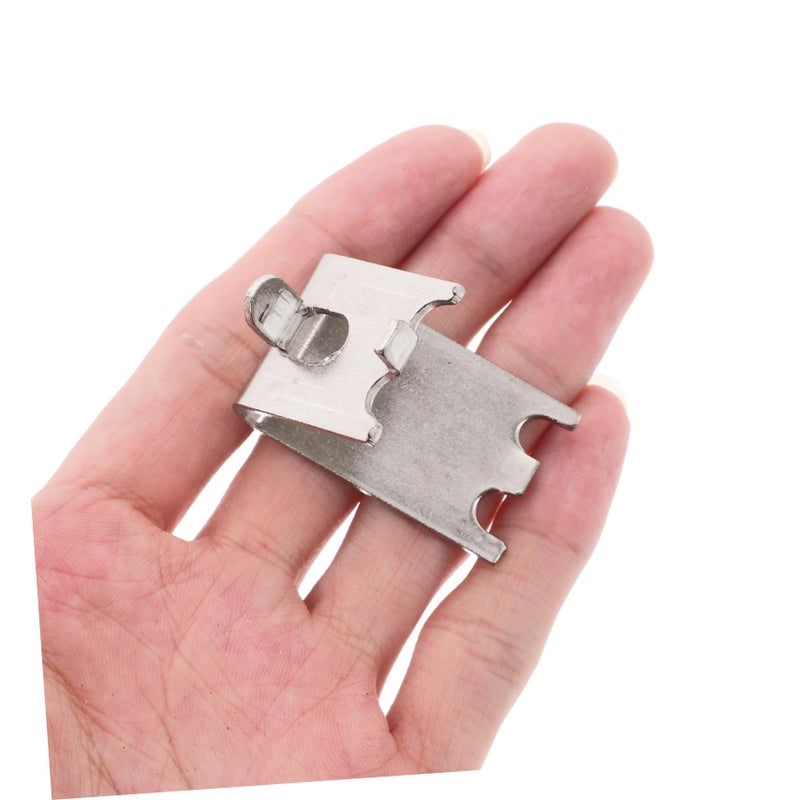 Stainless Steel Freezer Shelf Support Clips 8PCS 2 8X2 35cm Refrigerator Organizer - Image 4