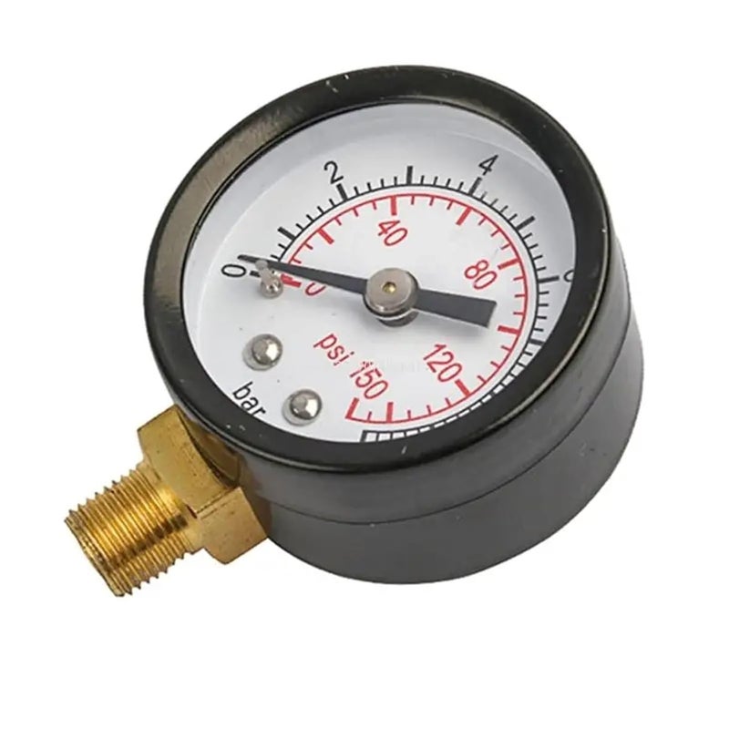 Pool Filter Water Pressure Gauge 1 8 NPT Thread for Motorhomes - Image 1