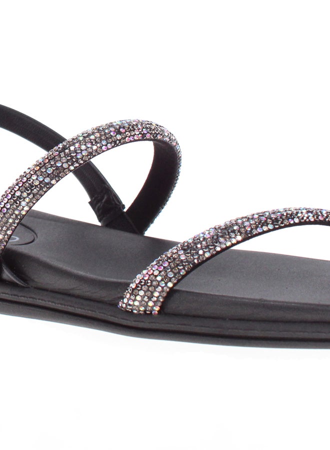 Beira Rio Embellished Flat Sandals - Image 4