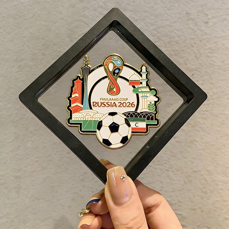 2026 Authentic FIFA World Cup Metal Fridge Magnet - Creative Souvenir Gift, Versatile Magnetic Decor - Image 5