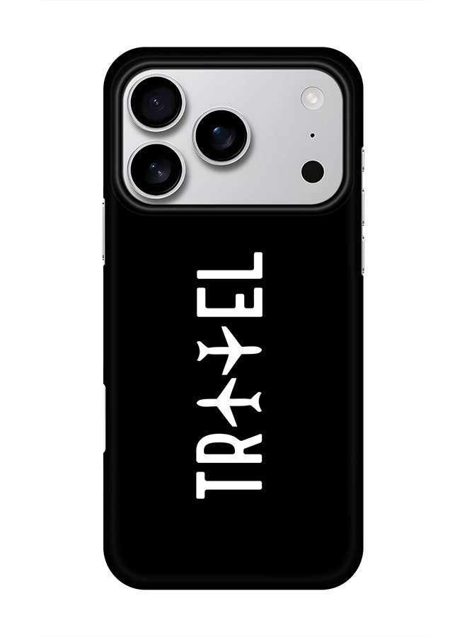 Stylizedd For iPhone 17 Pro,Case, [Compatible with MagSafe] Magnetic cover Slim fit Protection Matte, - Travel