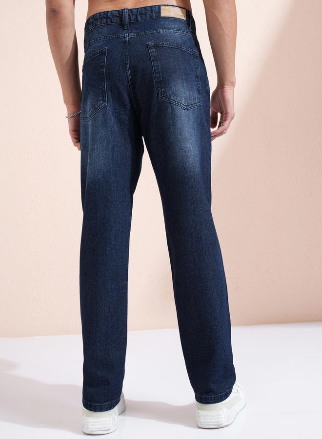 HIGHLANDER Mid-Rise Straight Fit Faded Jeans - Image 2